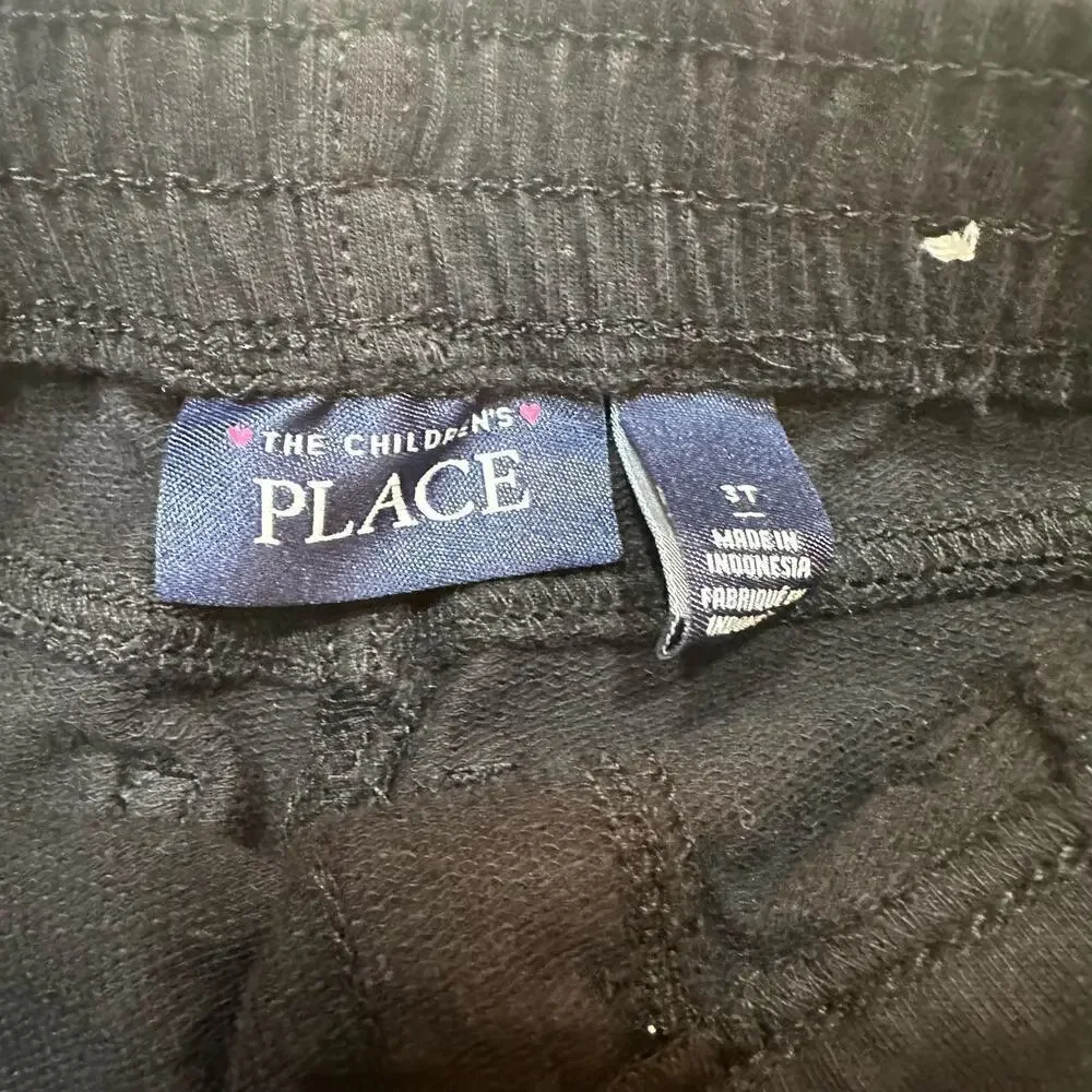Bundle of Toddler Girls Bottoms sz 3T Jeans and Black Pants